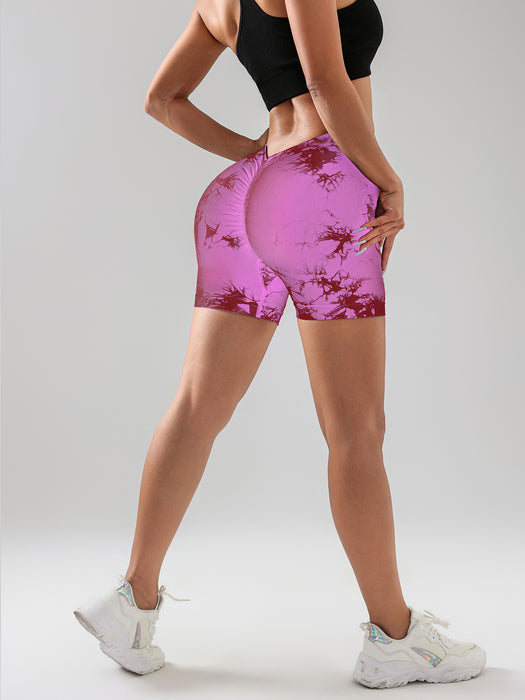 3-Pack Tie Dye High-Waist Biker Shorts Women