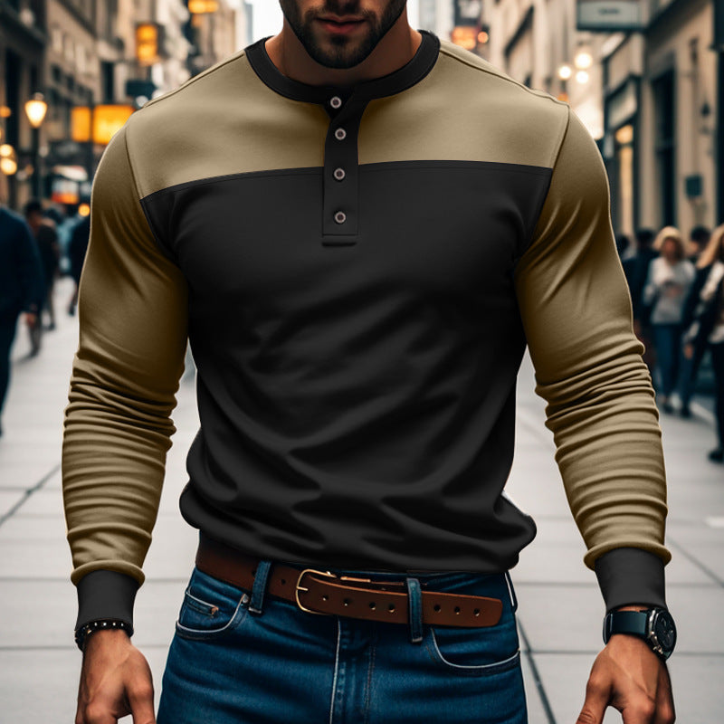 American Slim Fit Commute Henley Shirt - The Peppermint Room