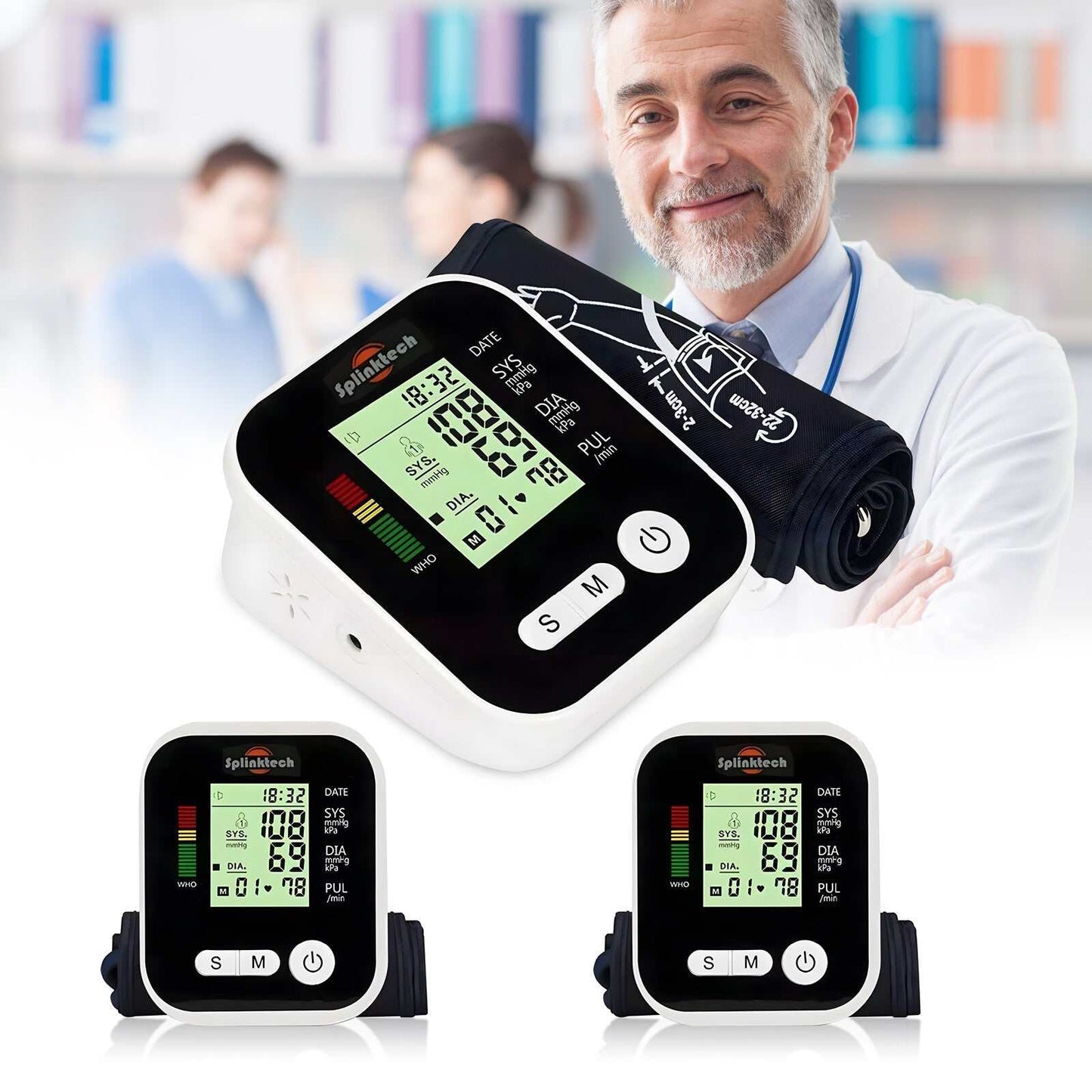 Digital Monitor with LED Display