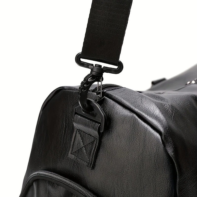 Sport Fitness Bag, Travel Bag, Black Stylish Business Travel Bag, Separate Shoe Depot, Zip Off, For Gym, Sport, Travel, Waterproof - The Peppermint Room