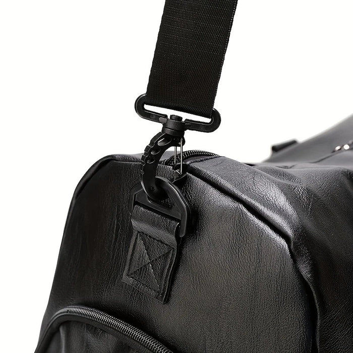 Sport Fitness Bag, Travel Bag, Black Stylish Business Travel Bag, Separate Shoe Depot, Zip Off, For Gym, Sport, Travel, Waterproof - The Peppermint Room