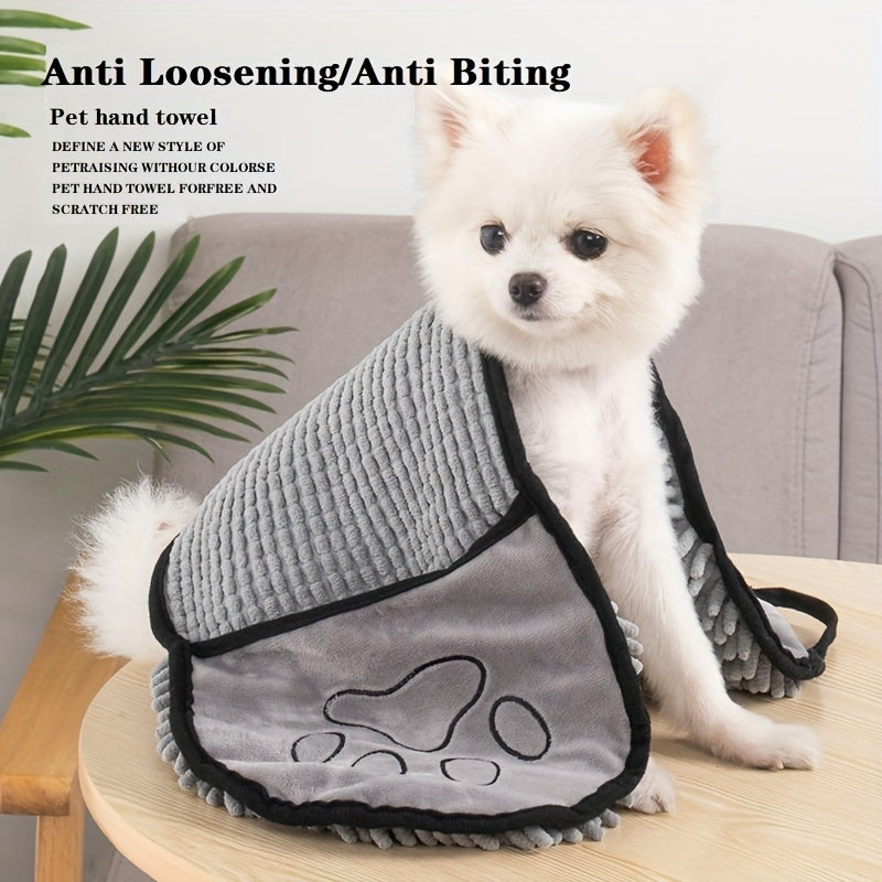 Absorbent Dog Towel, Microfiber Quick Drying Towel Machine Washable With Hand Pockets Pet Towel For Medium Large Dog Super Absorbent Pet Towel Quickly Dry - The Peppermint Room