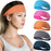 5-Pack- Unisex Sports Fitness Headband And Sweatband - The Peppermint Room