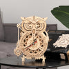 Robotime Rokr Creative DIY Toys 3D Owl Wooden Clock Building Block Kits For Children Christmas Gifts Home Decoration LK503 - The Peppermint Room