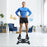 Mini Stepper Stair Stepper With Resistance Bands Quiet Workout Stepper With Digital Timer Max 330.7LBS Load For Home - The Peppermint Room