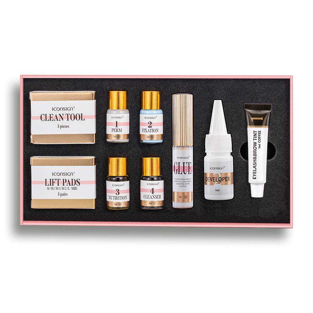 ICONSIGN Lash Lift EyeLash Eyebrow Dye Tint Kit Lashes Perm Set Brow Lamination Makeup Tools - The Peppermint Room