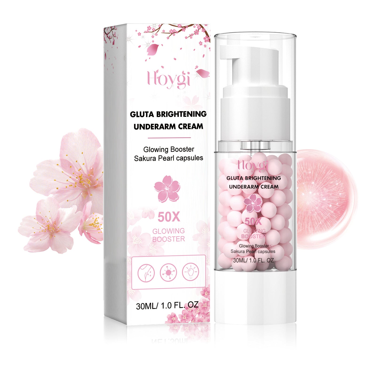 Hoygi Brightening Underarm Cream Lightens Dark Joints, Elbows And Armpits, Whitens Skin, Moisturizes And Beautifies Creams - The Peppermint Room
