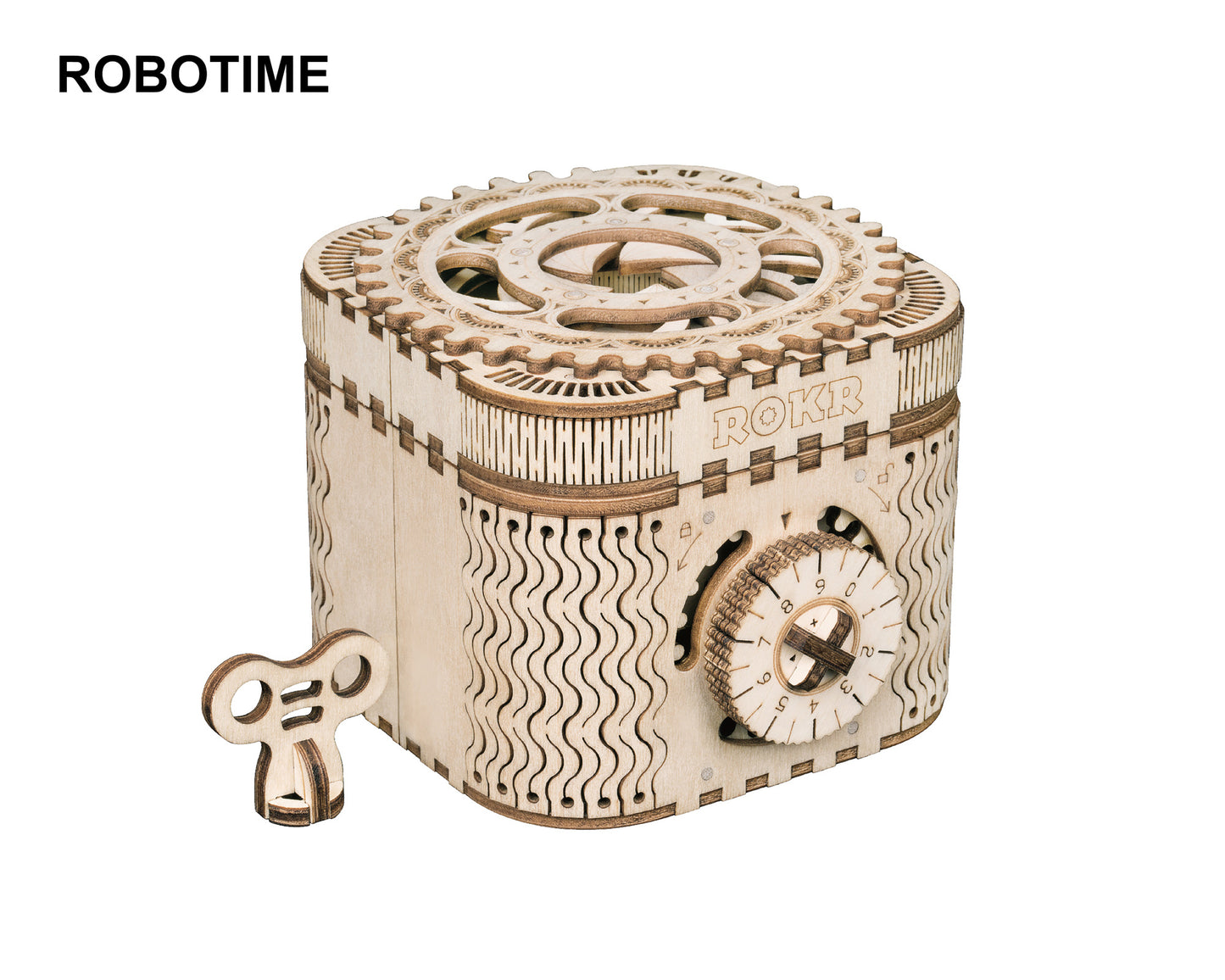 Robotime Rokr 123Pcs Treasure Box Creative 3D Wooden Puzzle Game Assembly Toys Chris Gift For Children Adults Teens Dropshipping - The Peppermint Room
