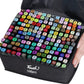 168 Colors Dual Tip Art Markers Color Pens Drawing Watercolour Kids &  Gift - The Peppermint Room
