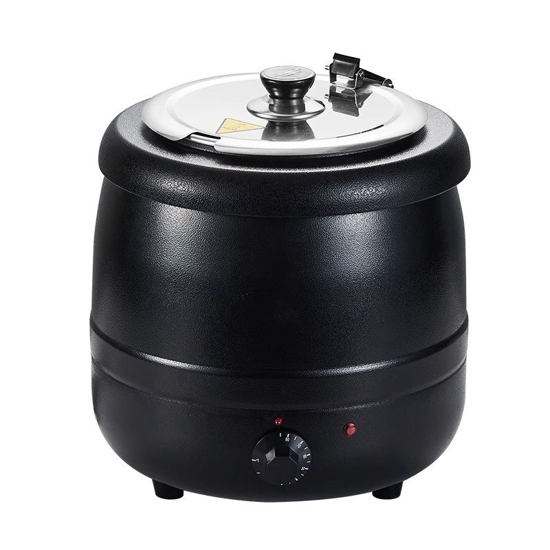 Stainless Steel Insulation Pot Stew Bucket Hotel Soup Pot Electric Heating Soup Pot - The Peppermint Room