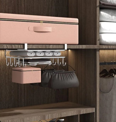 Under Shelf Storage Rack – Hanging Kitchen Organizer
