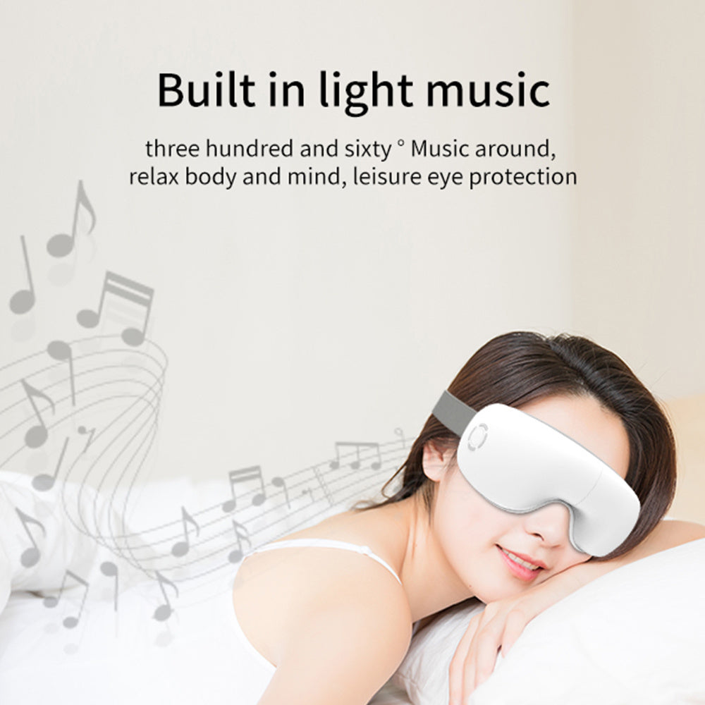 2025 Best-selling Smart Eye Care Device - Air Pressure Vibration Heat Therapy Bluetooth Music Massage Device - A Black Technology Wonder For Relieving Eye Fatigue - The Peppermint Room