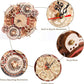Robotime ROKR Time Art 3D wooden zodiac wall clock puzzle with quartz movement and rotary mechanism