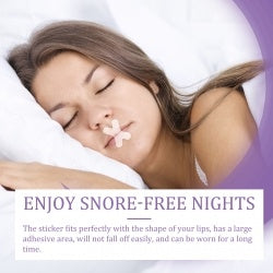 OUHOE Anti-Snoring Sleep Tape – Mouth Breathing Aid