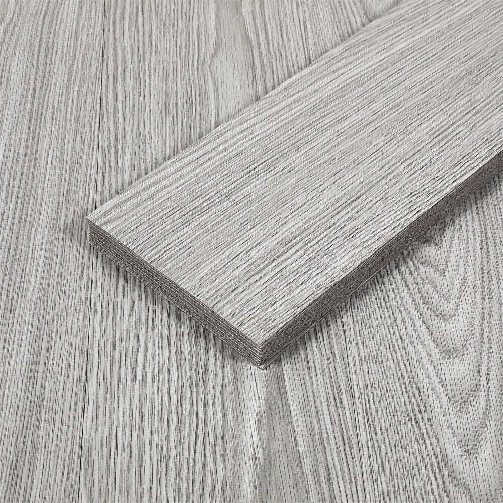 5m self-adhesive wood effect vinyl floor planks tiles for bathroom and home decor