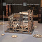 Robotime ROKR Marble Night City 3D wooden puzzle model with 294 pieces and waterwheel assembly toy for kids