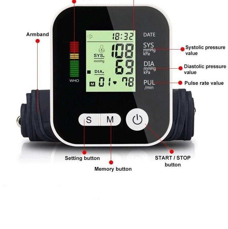 Digital Monitor with LED Display