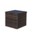Wicker Patio Furniture Storage Box - The Peppermint Room