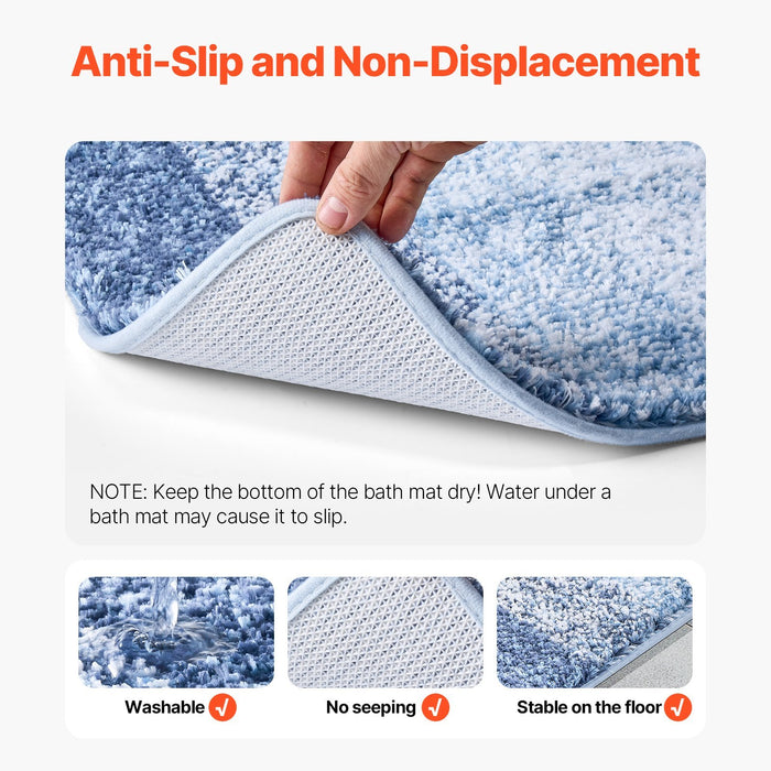 Absorbent Soft Bath Mat – Non-Slip & Quick Dry