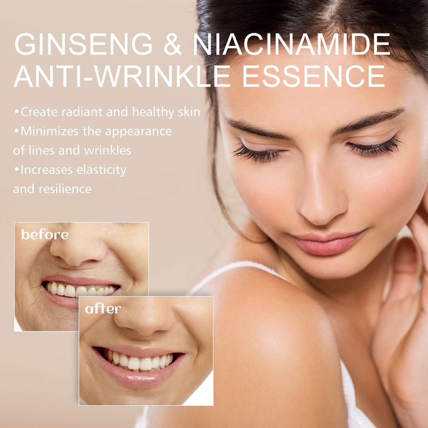 EELHOE Ginseng Essence For Fading Fine Lines, Firming Face, And Moisturizing Skin Serum - The Peppermint Room