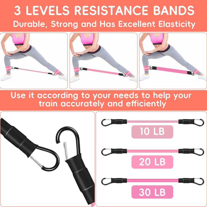 Ankle Resistance Band With Straps Women's Home Hip Ankle Exercise Fitness Equipment - The Peppermint Room