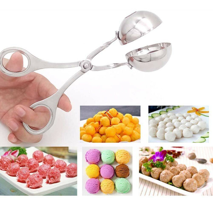 Stainless Steel Meatball Maker – Non-Stick Spoon