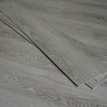 5m self-adhesive wood effect vinyl floor planks tiles in grey for bathroom and home decor