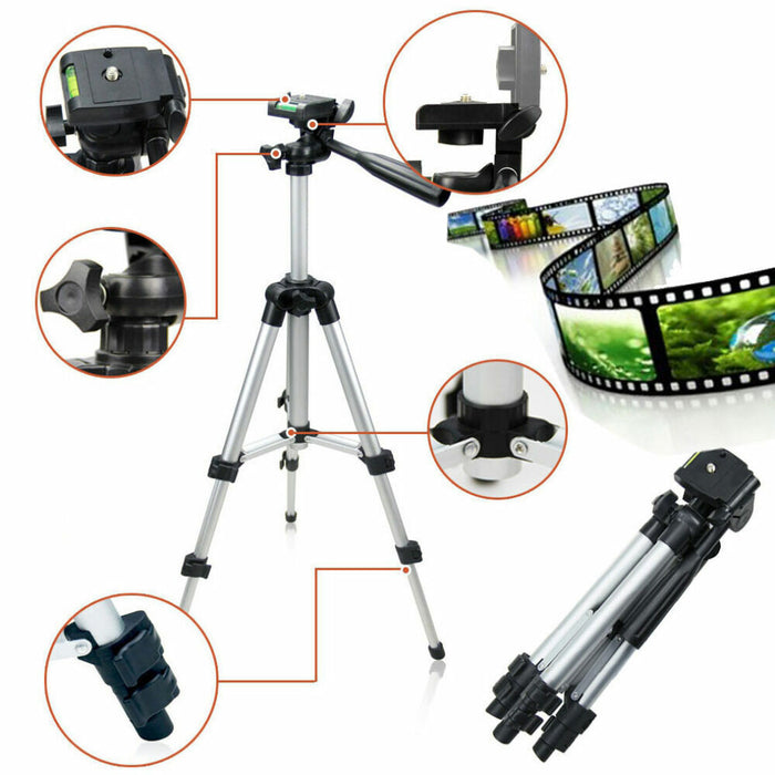 Professional Camera Tripod Stand Holder Mount For Cell Phone, Portable Tripod, Mobile Phone Live Stream Holder, Camera Tripod - The Peppermint Room