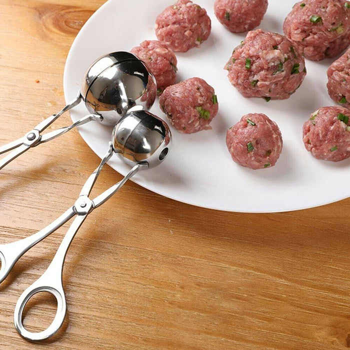 Stainless Steel Meatball Maker – Non-Stick Spoon