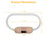 1 Set Bedside Table Lamp Touch Control Lamp With Clock Wireless Charging LED Desk Lamp Dimmable Nightstand Reading Lamp - The Peppermint Room