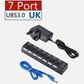 USB HUB 7 Port High Speed 3.0 USB Multi Splitter Desktop PC Laptop Adapter 5Gbps - The Peppermint Room