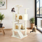 Multi Functional Cat Treehouse Cat Climbing Frame - The Peppermint Room
