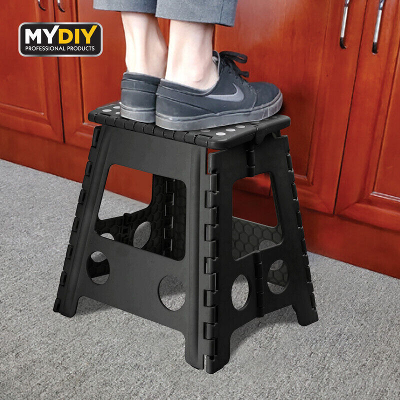 Large 150KG Folding Step Stool Multi Purpose Heavy Duty Home Kitchen Foldable UK - The Peppermint Room