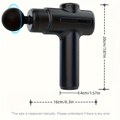 Massage Gun Deep Tissue Percussion Massager For Athletes,Handheld Body Back Muscle Massager Gun With 8 Massage Heads - The Peppermint Room