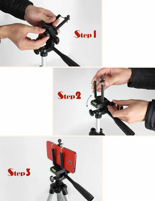 Professional Camera Tripod Stand Holder Mount For Cell Phone, Portable Tripod, Mobile Phone Live Stream Holder, Camera Tripod - The Peppermint Room