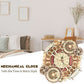 Robotime ROKR Time Art 3D wooden mechanical zodiac wall clock puzzle kit in retro style
