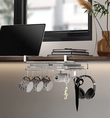 Under Shelf Storage Rack – Hanging Kitchen Organizer
