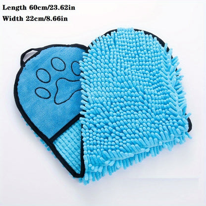 Absorbent Dog Towel, Microfiber Quick Drying Towel Machine Washable With Hand Pockets Pet Towel For Medium Large Dog Super Absorbent Pet Towel Quickly Dry - The Peppermint Room