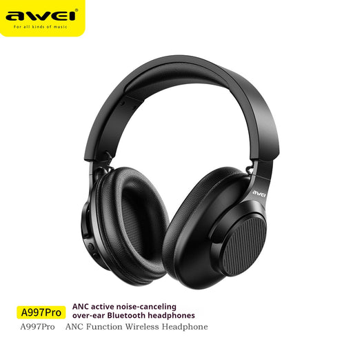 AWEI ANC Active Noise Cancelling Bluetooth Headset - The Peppermint Room
