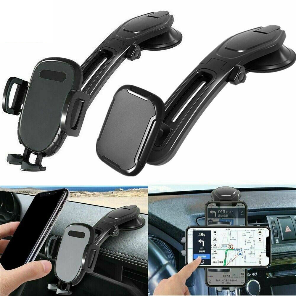 360 Rotatable Phone Mount Holder Car Dashboard Gravity Adjustable GPS Stand Rotating Car Phone Holder Universal Dashboard Mount Car Holder - The Peppermint Room