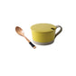 Microwaveable Japanese Stoneware Large Spoon Breakfast Mug - The Peppermint Room