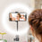 10in LED Selfie Ring Light Dimmable 120 LEDs Makeup Ring Lights With Adjustable Tripod Stand Cell Phone Holder USB Powered For YouTube Video Live Stream Makeup Photography - The Peppermint Room