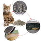 Kitty cat litter mat with double-layer honeycomb design traps litter, waterproof non-slip EVA pad, easy to clean, durable and soft for cat paws
