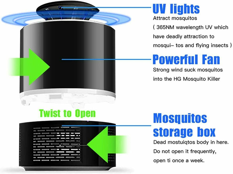 Electric UV Mosquito Killer Lamp – Indoor/Outdoor Use