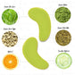 Facial fruit vegetable mask maker with organic aloe, green coffee, matcha, yerba mate, vitamin C, and cucumber ingredients for skin rejuvenation.
