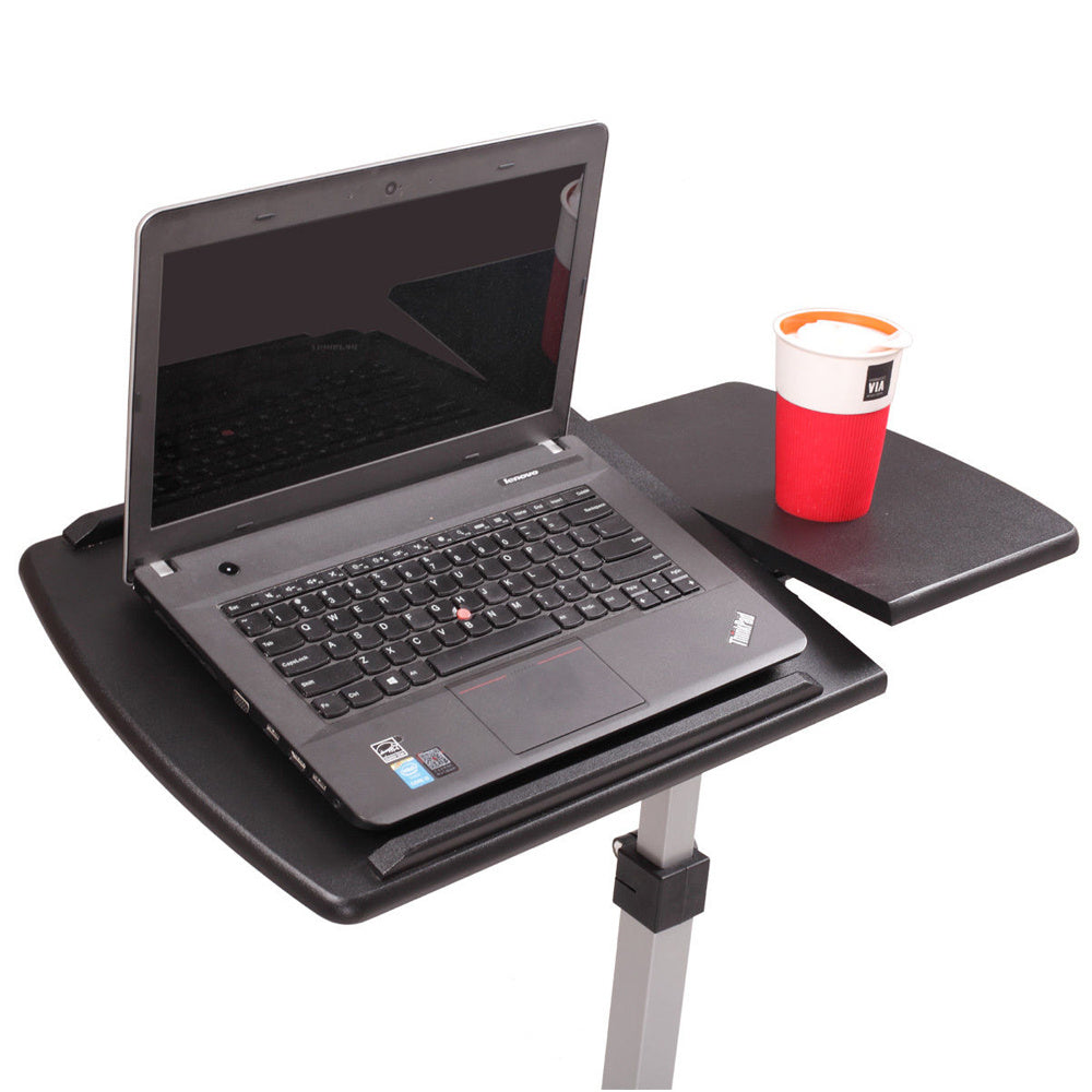 Home Multifunctional Height-Adjustable Computer Desk Black - The Peppermint Room