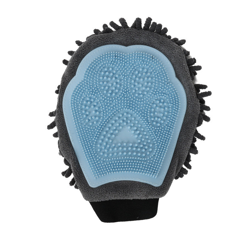 Pet Bathing Brush 2-in-1 Grooming Glove Elegant Dog Grooming Tool For Brushing, Massaging, And Drying Pet Grooming Kit For Dog Cat 2-Sided Bathing Brush Cleaning Massage Glove - The Peppermint Room
