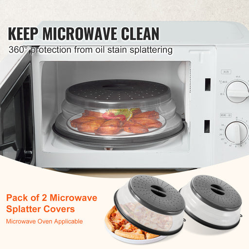 VEVOR 2x Collapsible Microwave Covers – 10.4"